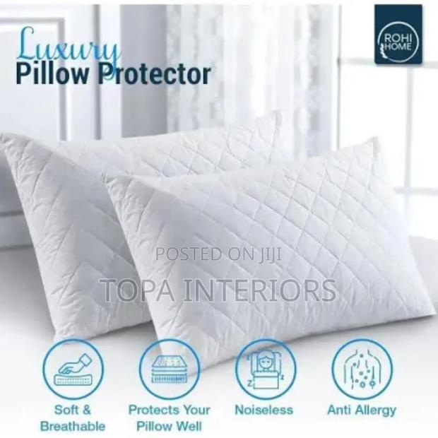 Noiseless Luxury Bed Pillow Protector Cases Waterproof Pillow Covers
