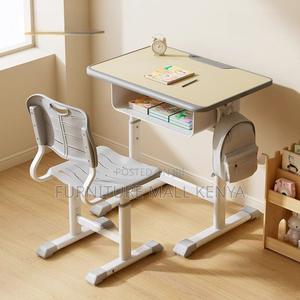 Kids Combo : Ergonomic, Space-Saving Kids Study Desk and Chair Set - main view