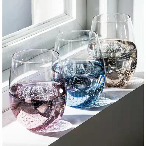 6pcs Stardust Stemless Wine Glasses Set - main view