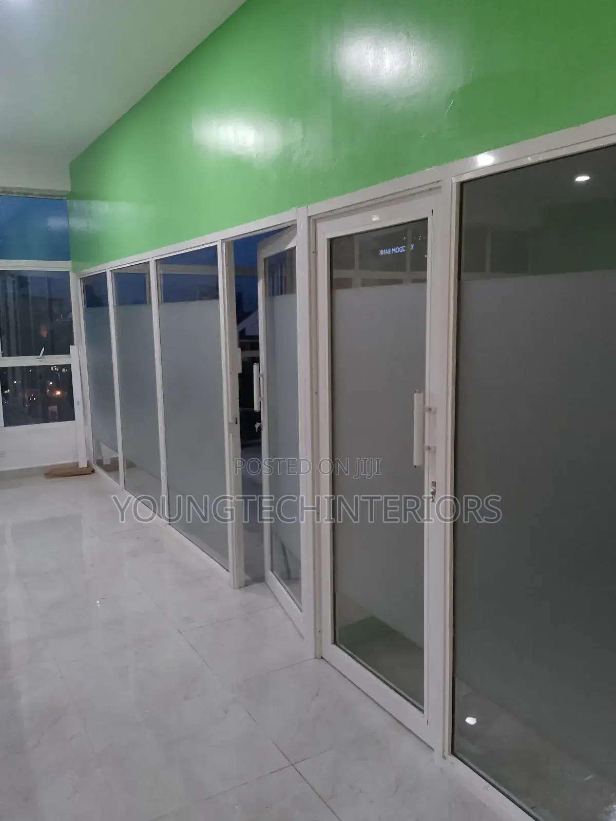 Aliminium Glass/MDF Partition