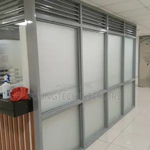 Aliminium Glass/MDF Partition