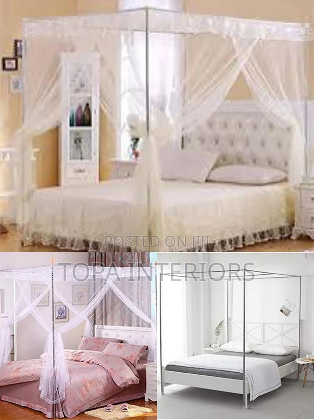 Bedroom Decor Four Stand Mosquito Nets for Safe Sleep