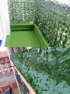 3m by 1m Green Artificial Balcony Outdoor Privacy Fence