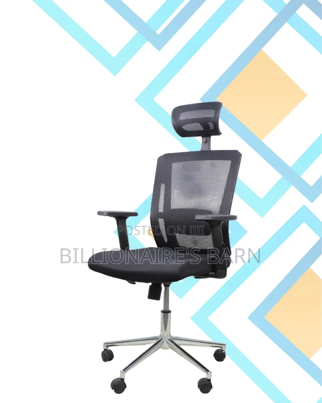 Office Mesh Chair With Lumbar Support | Designed for Long Hours