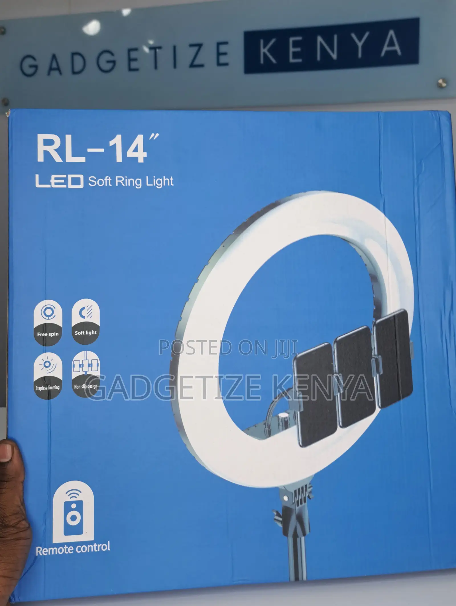 14-inches Rl Led Ring Light (Ac Power) With A 2.1m Tripod Stand