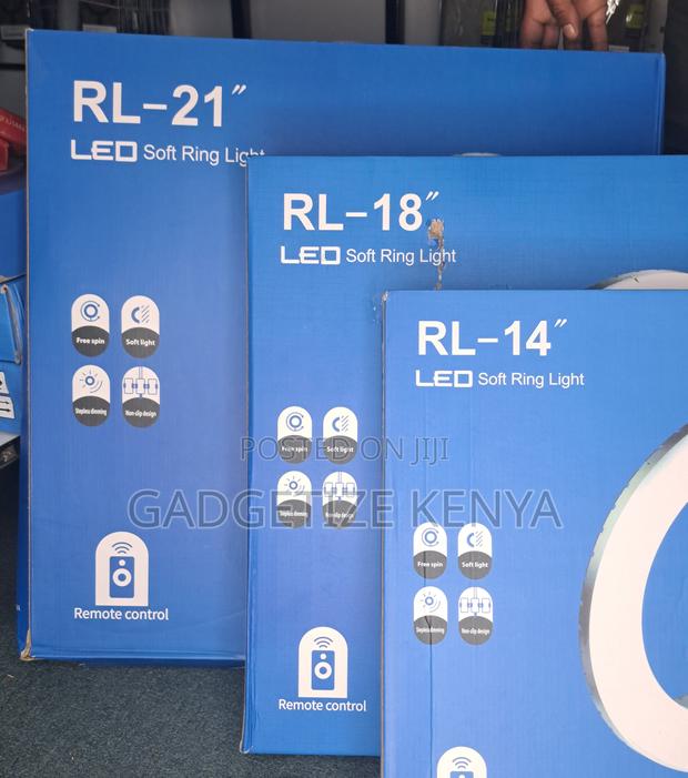 14-inches Rl Led Ring Light (Ac Power) With A 2.1m Tripod Stand - thumbnail 3