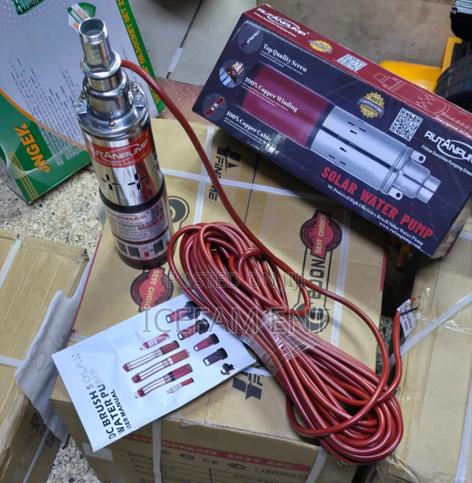 Rutant 24v Submersible Pump/250w Water Pump