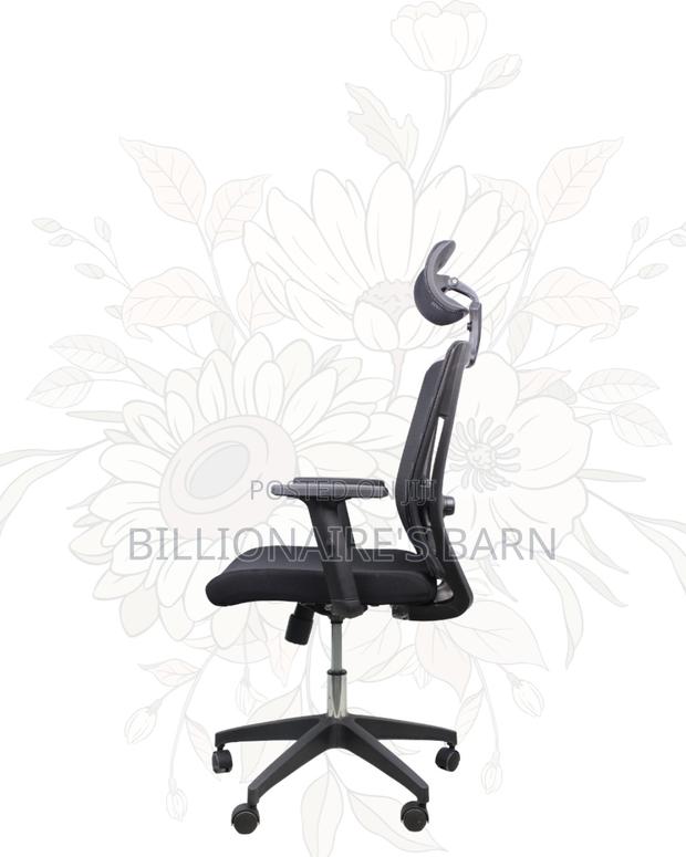 Mesh Work Chair With Lumbar Support | Nylon Base, Solid Support - thumbnail 2