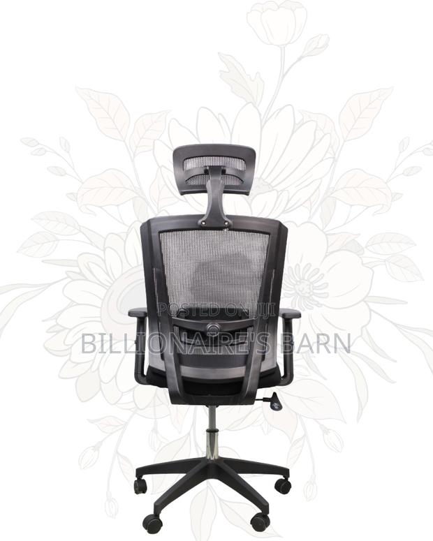 Mesh Work Chair With Lumbar Support | Nylon Base, Solid Support - thumbnail 4