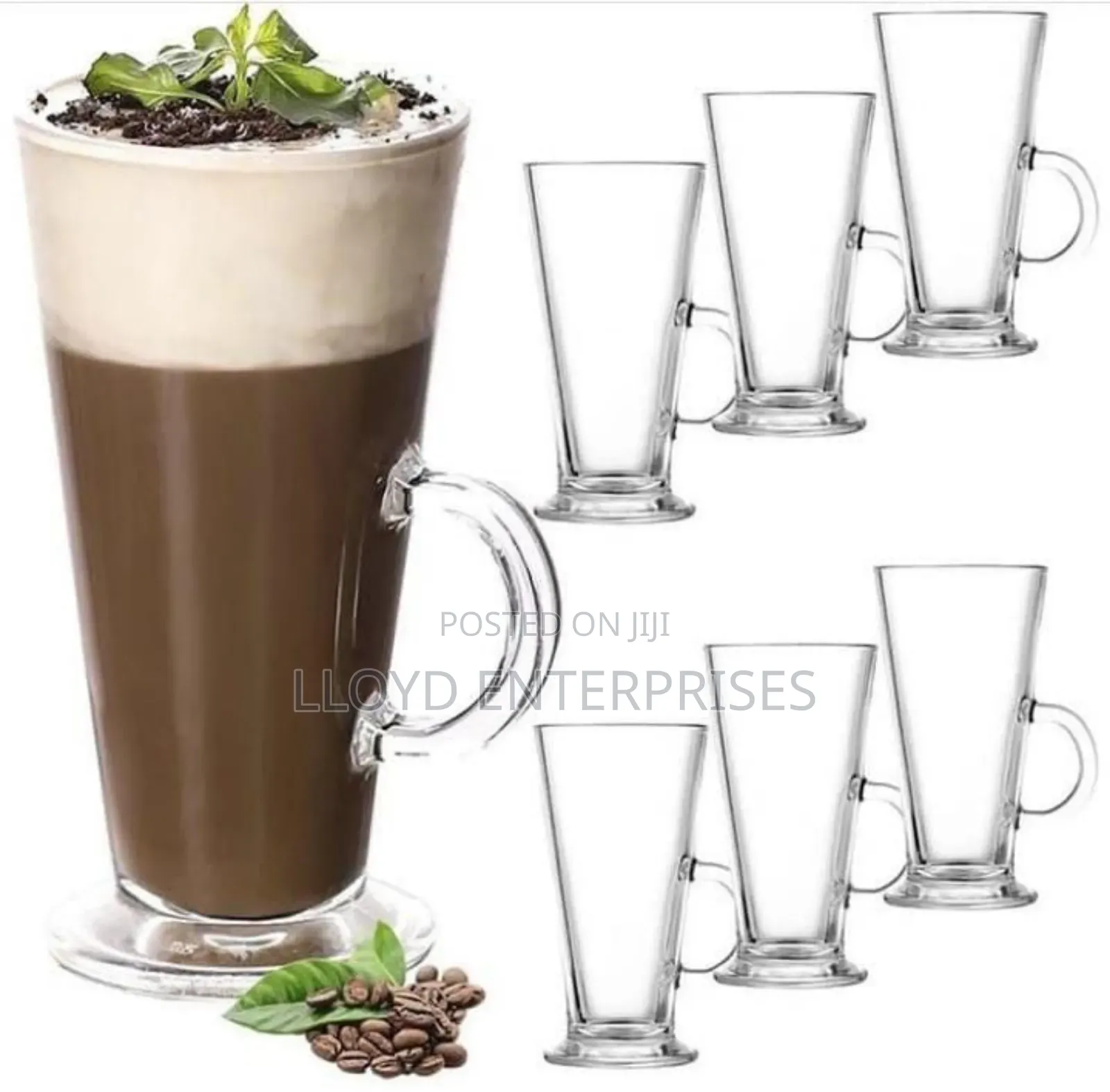 Latte Glasses 6pcs Set