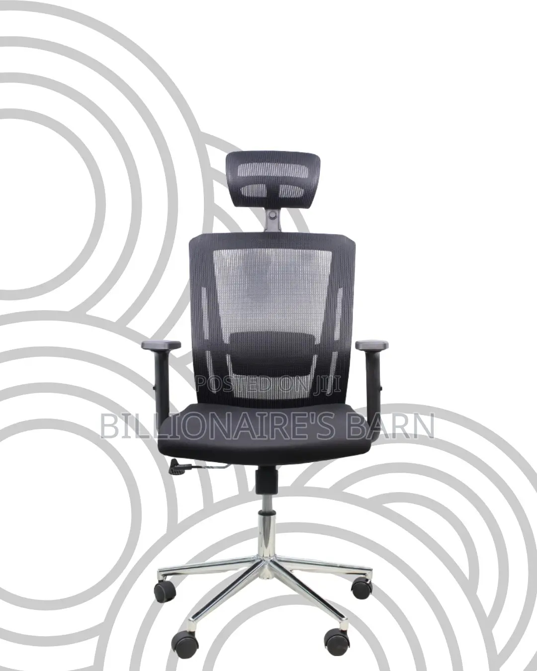 Sleek Mesh Chair With Chrome Base | Premium Look, Daily Comfort
