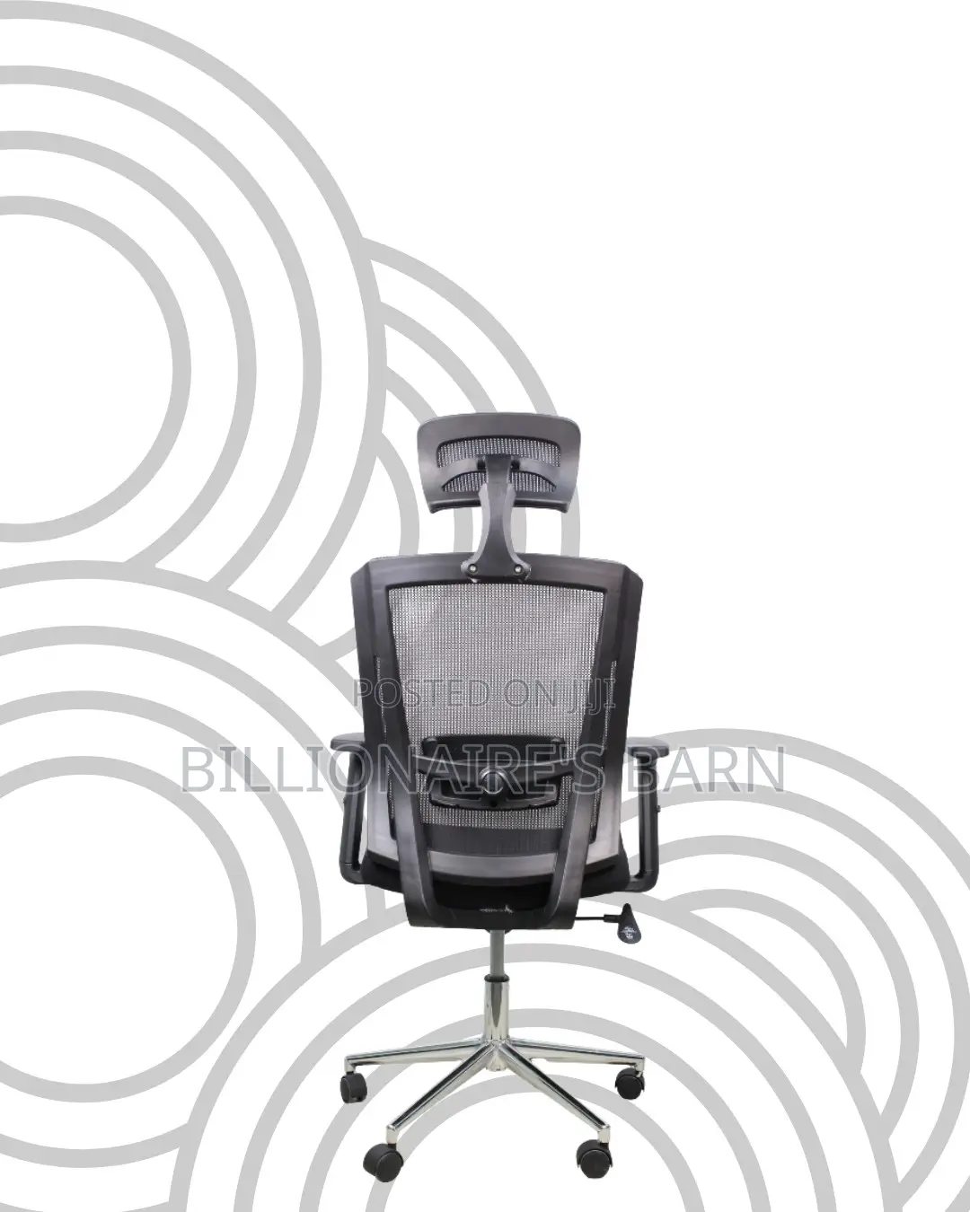 Sleek Mesh Chair With Chrome Base | Premium Look, Daily Comfort