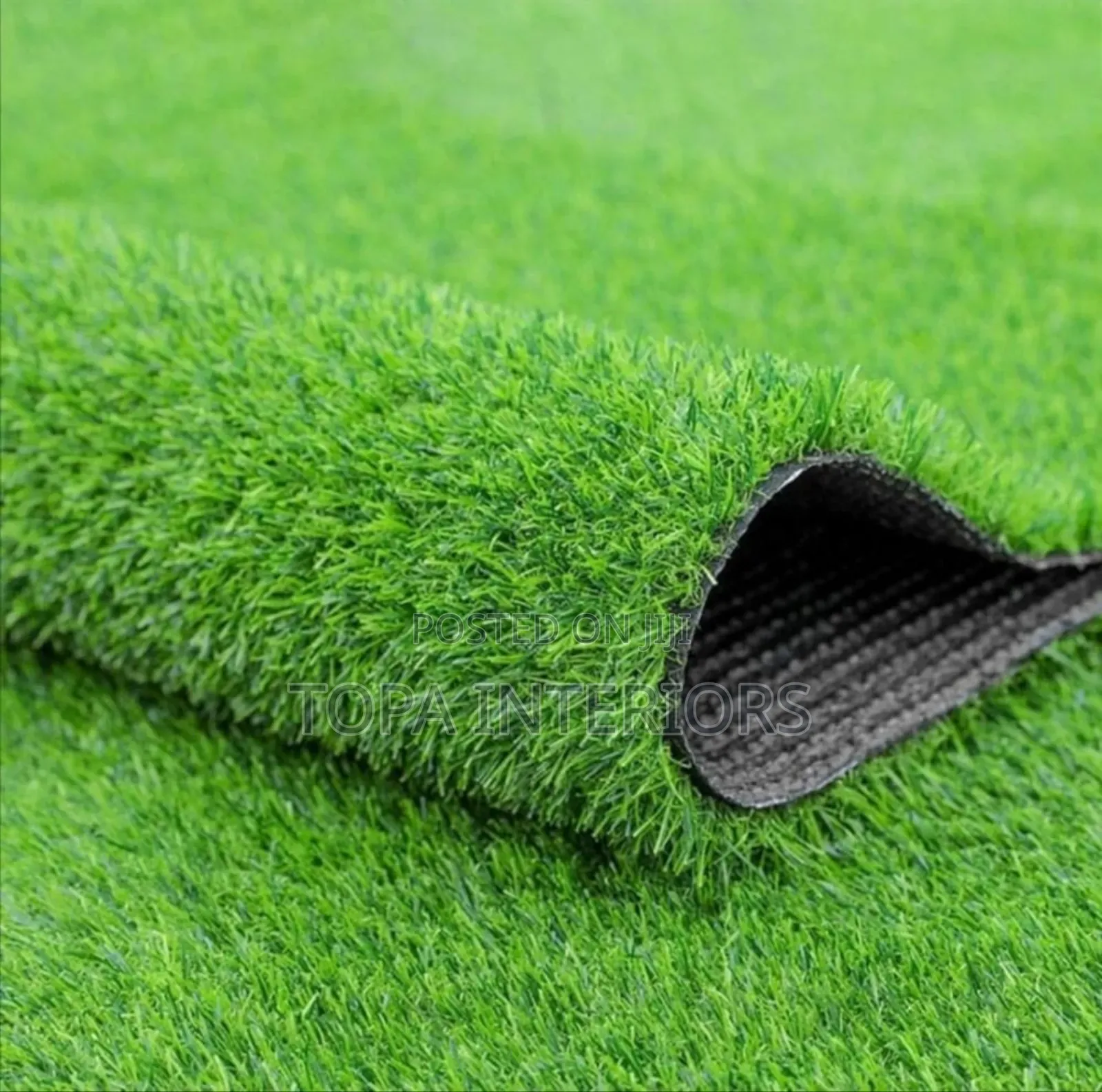 Rain Friendly Artificial Green Grass Carpets for Outdoor Garden Mats