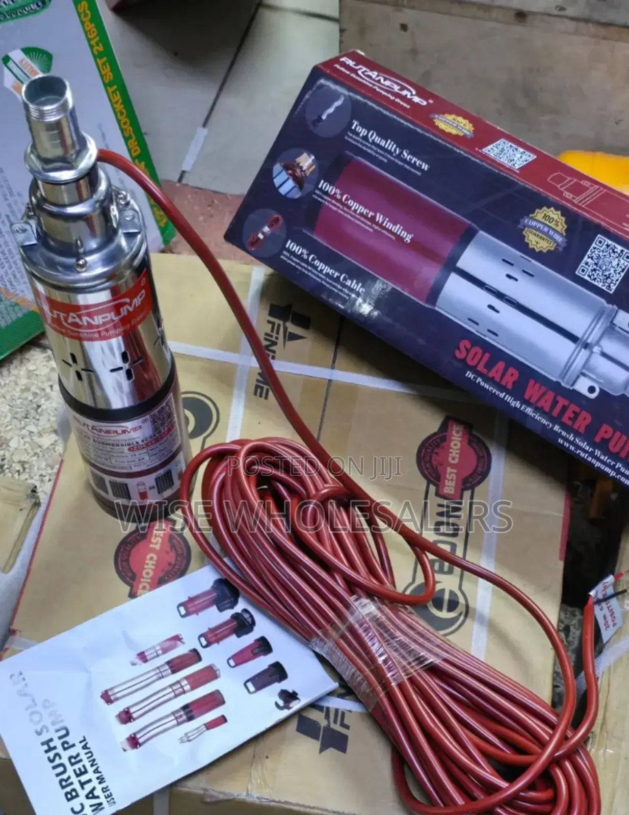 Rutanpump Dc Brush Solar Water Pump.