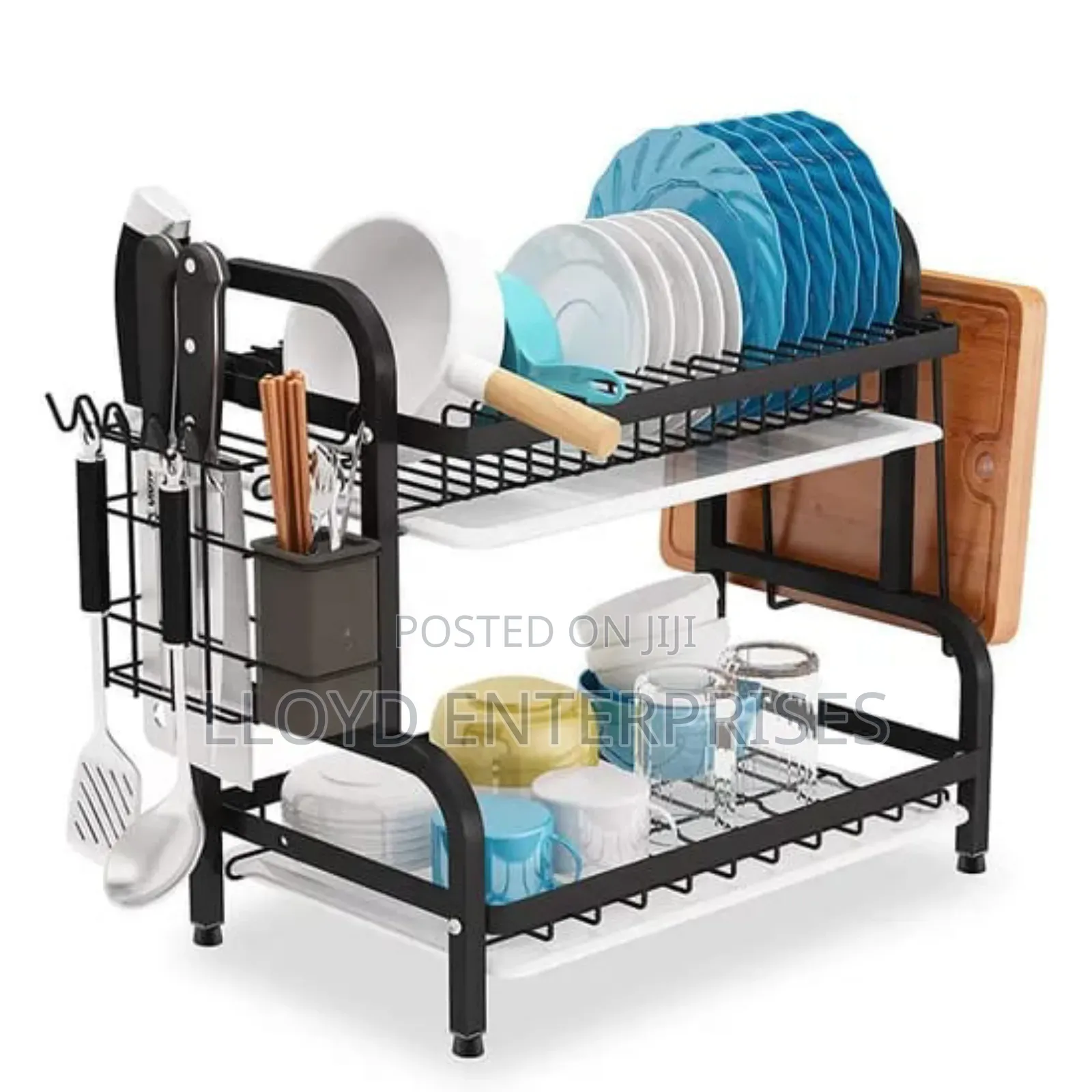 2 Layer Dish Rack Kitchen Rack
