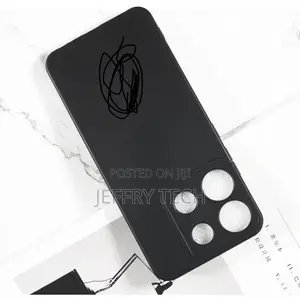 Itel A60s Fashion Protective Phone Cover Case - Black.