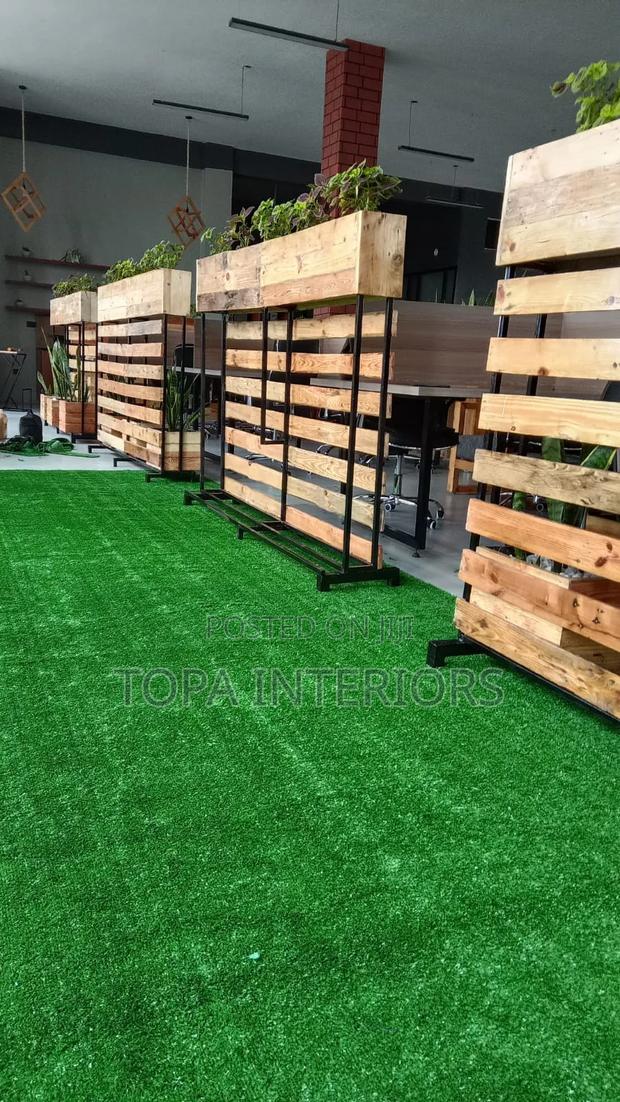 Premium Quality 20mm Thick Pile Height Artificial Green Grass Carpets - main view