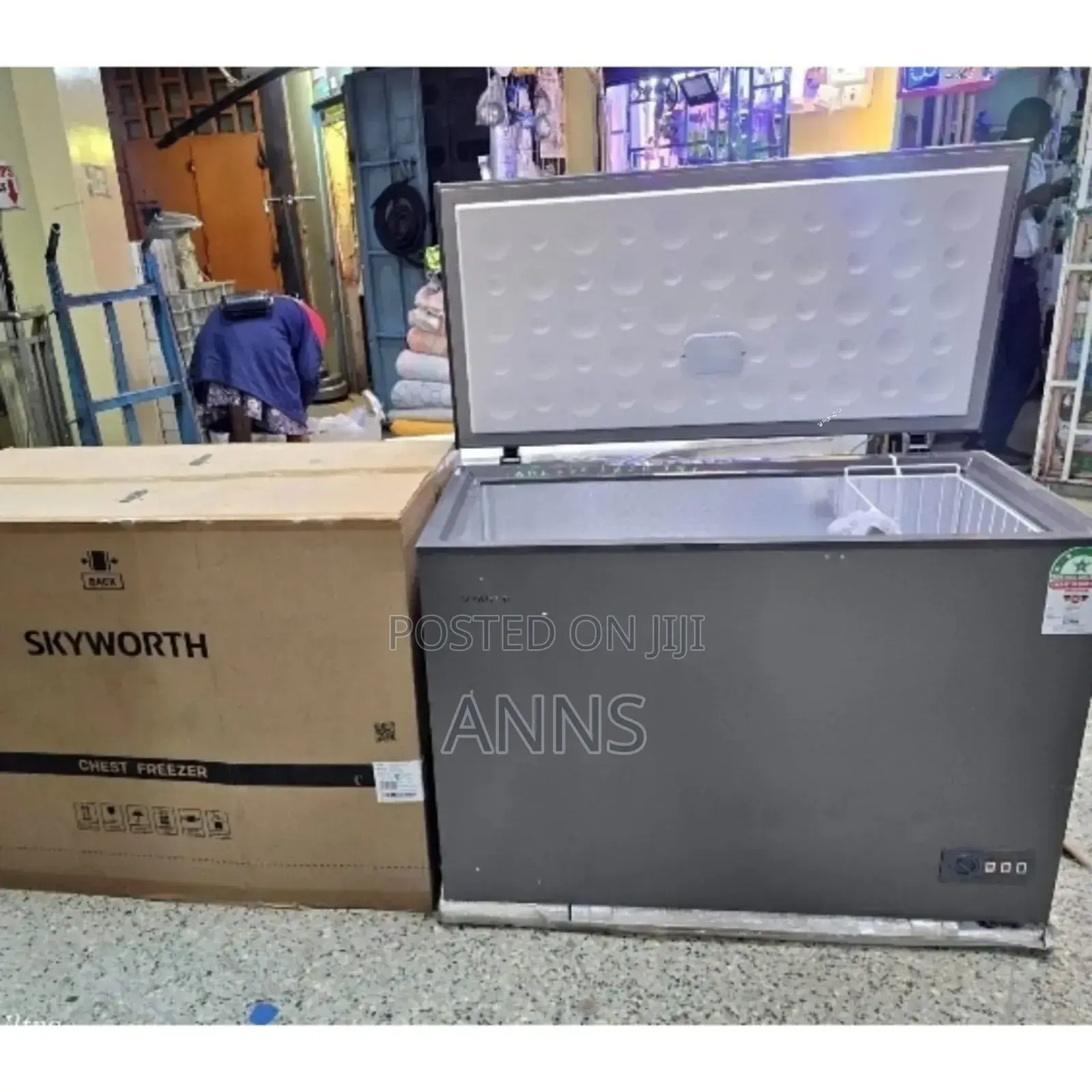 Skyworth 264 Litres Chest Deep Freezer (Grey)