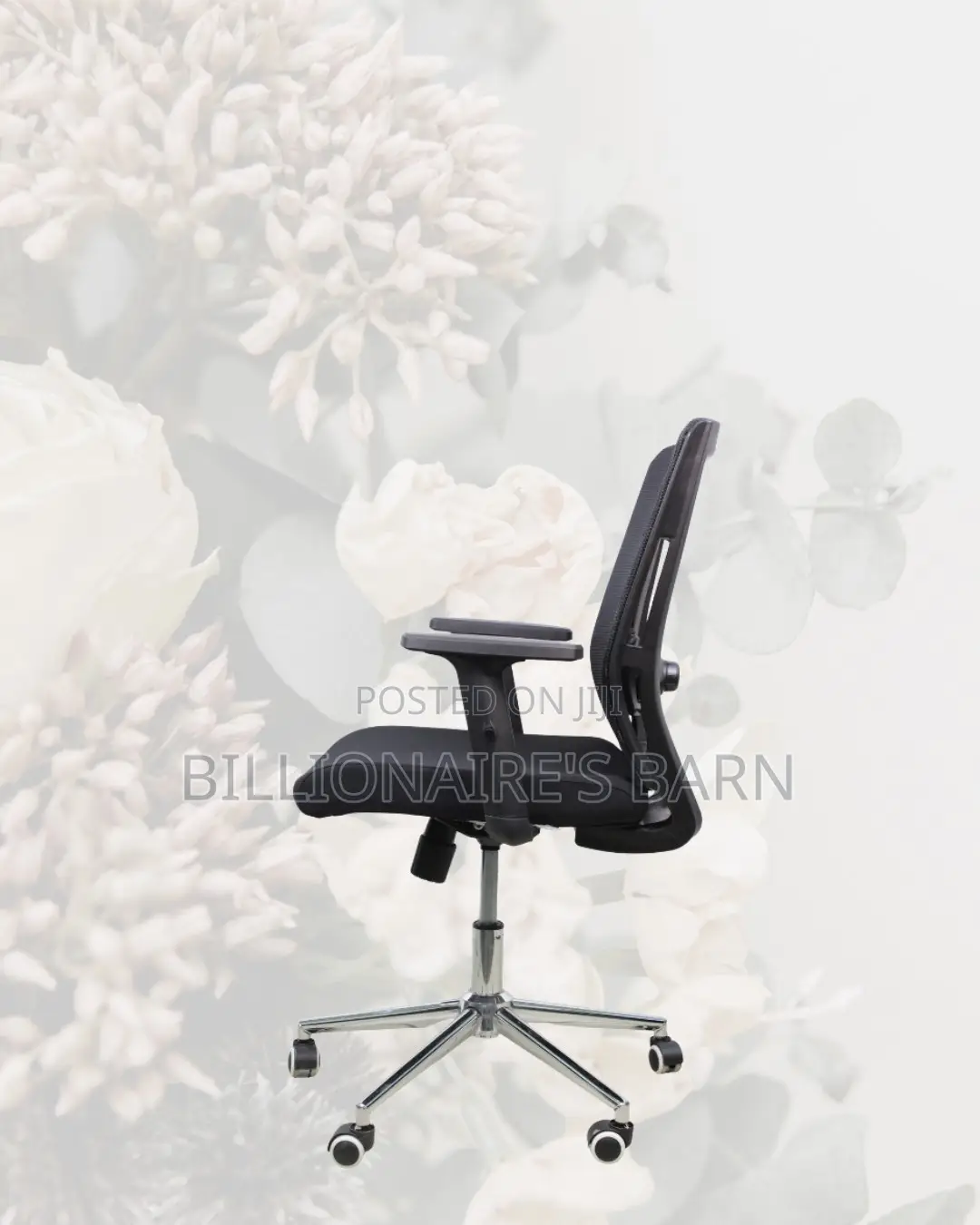 Premium Mid-Back Desk Chair | Chrome Base, Modern Look