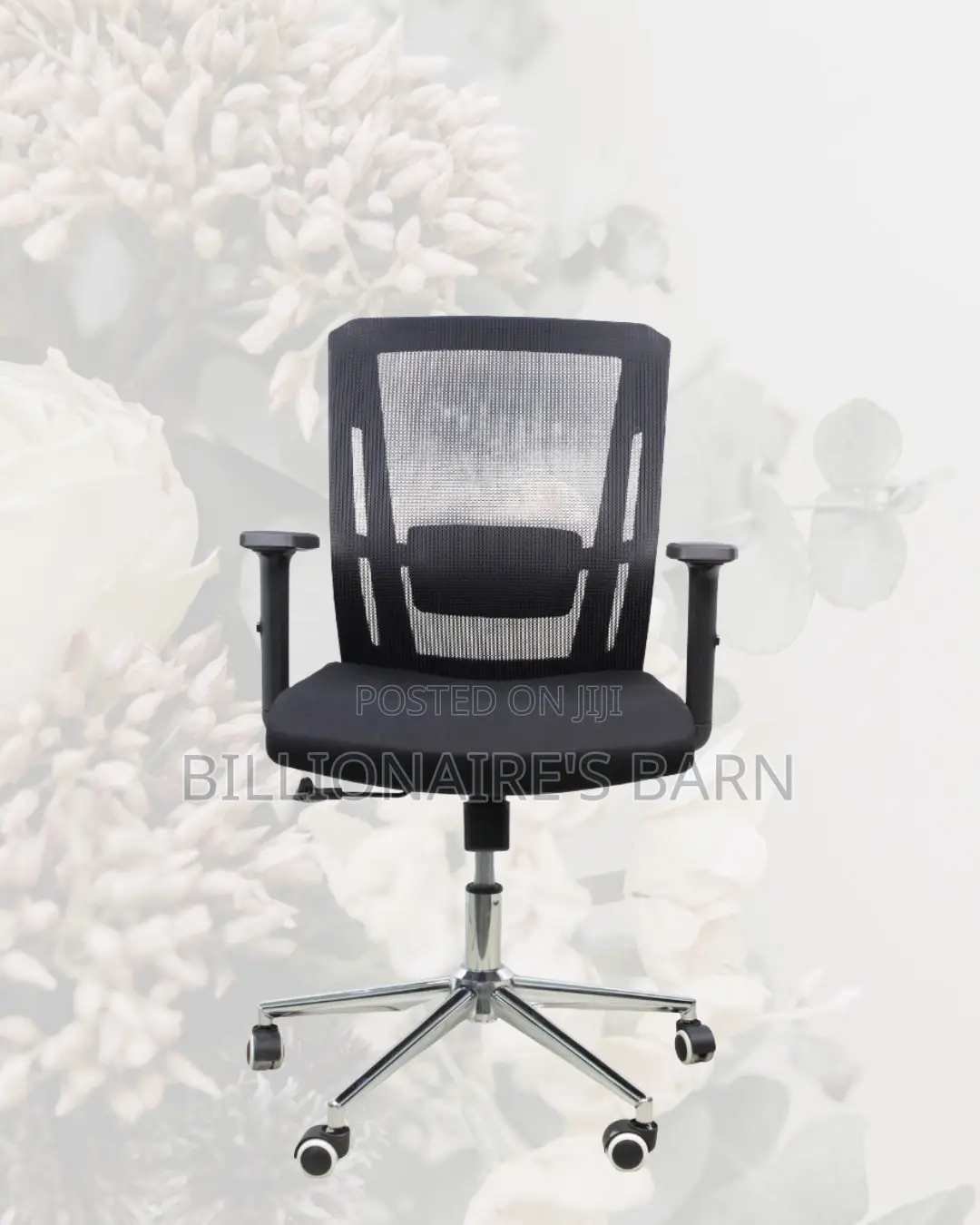 Premium Mid-Back Desk Chair | Chrome Base, Modern Look