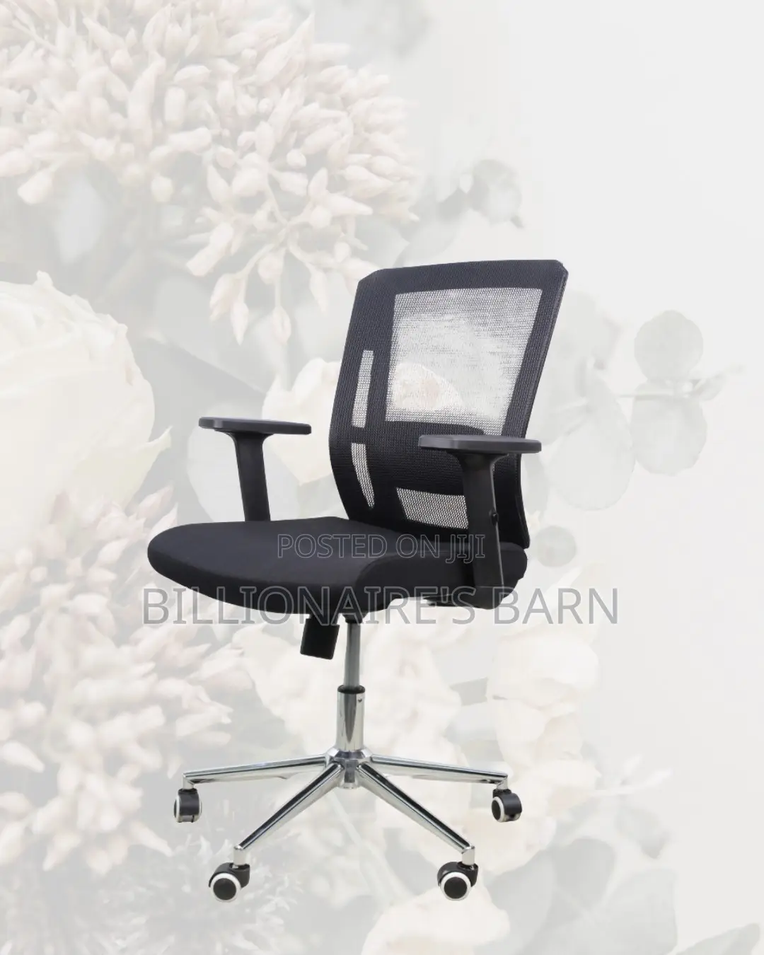 Premium Mid-Back Desk Chair | Chrome Base, Modern Look