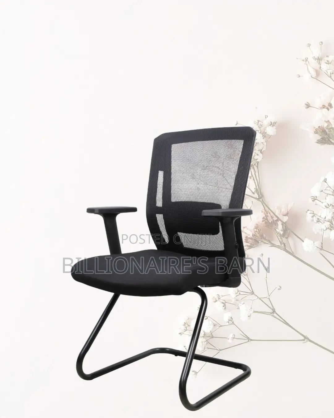 Padded Visitor Chair for Offices | Neat Finish, Comfortable Padding