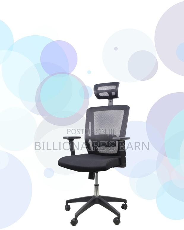 Mesh Work Chair With Lumbar Support | Ideal for Students Creatives - thumbnail 2