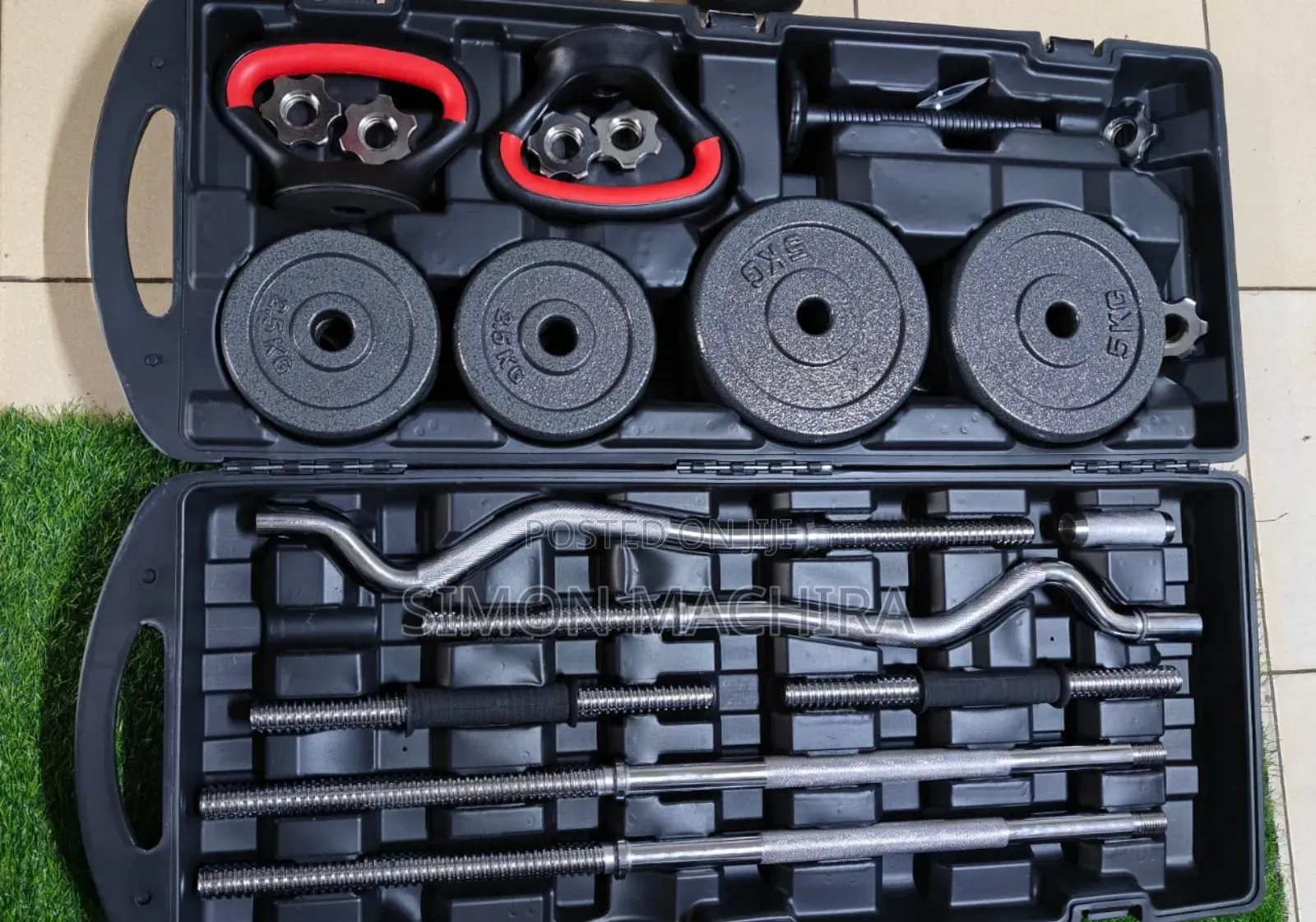 58kg Dumbbells Set