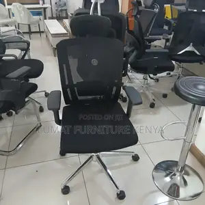 High Back Black Office Seat