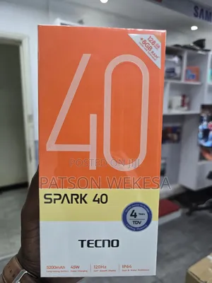 New Tecno Spark 40 256 GB Black