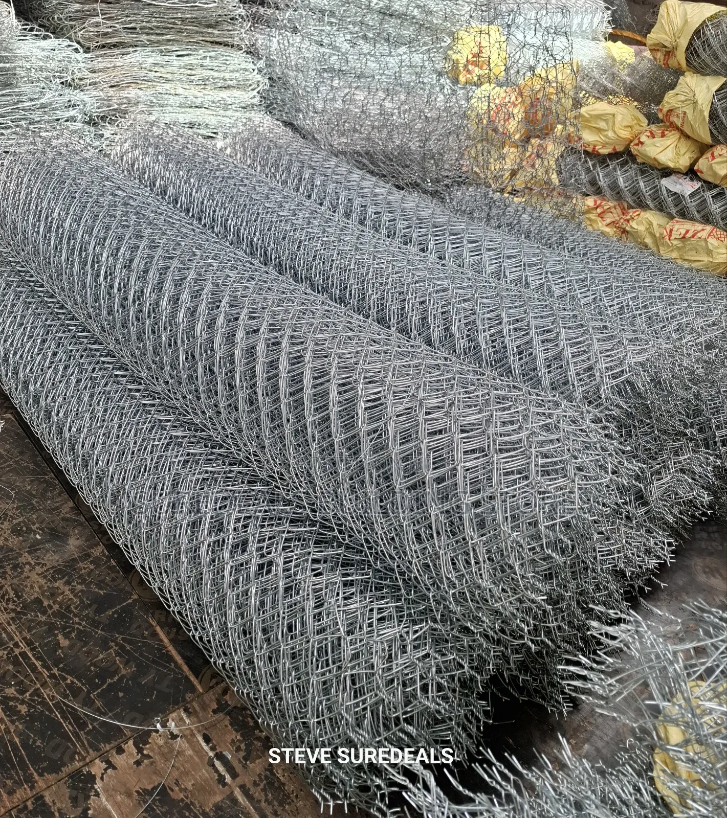Twisted/Knuckle End Galvanised Chainlink Fencing Wire 11g,7ft * 18mtrs