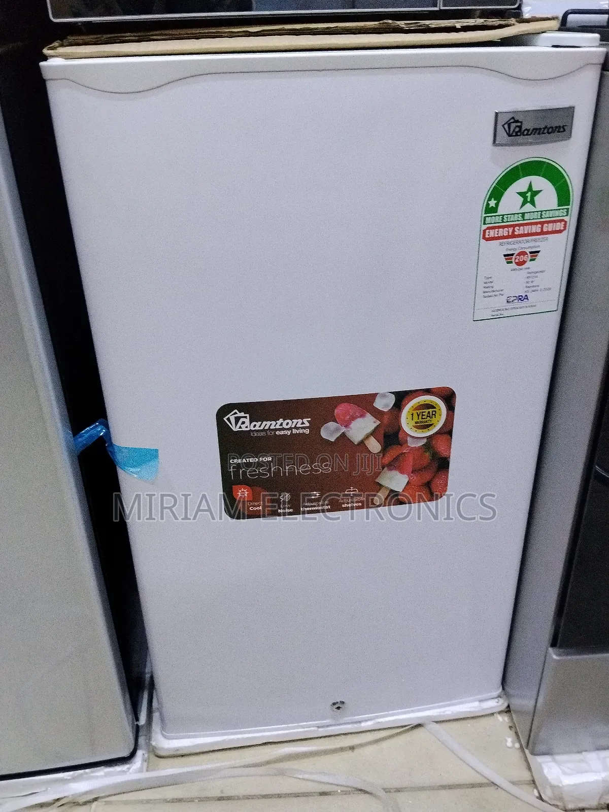 Ramtons 90 Litres Single Door Fridge Direct Cool Rf 214
