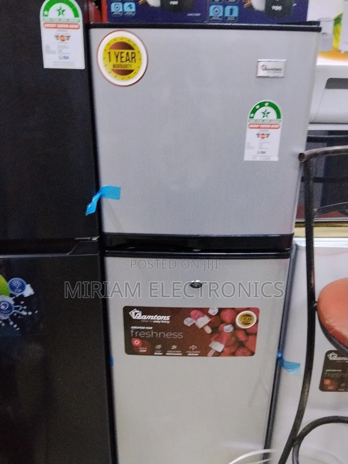 Ramtons 138 Litres Double Door Rf 349fridge