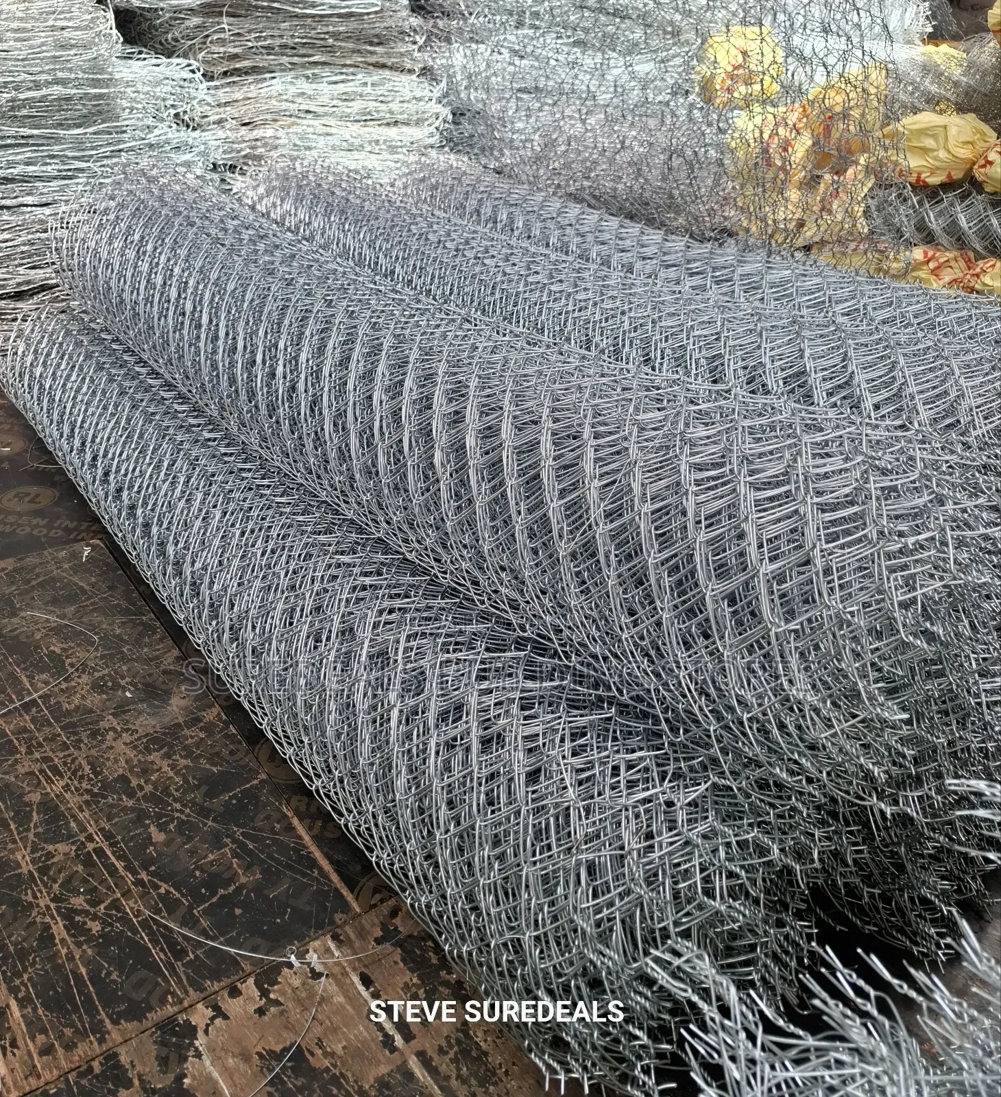 Gauge 12.5 Galvanized Chain Link Wire Mesh 6ft * 18mtrs