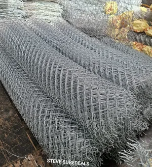 Gauge 12.5 Galvanized Chain Link Wire Mesh 6ft * 18mtrs