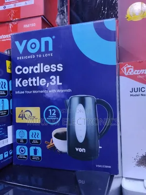 Von 3 Litres Cordless Electric Kettle