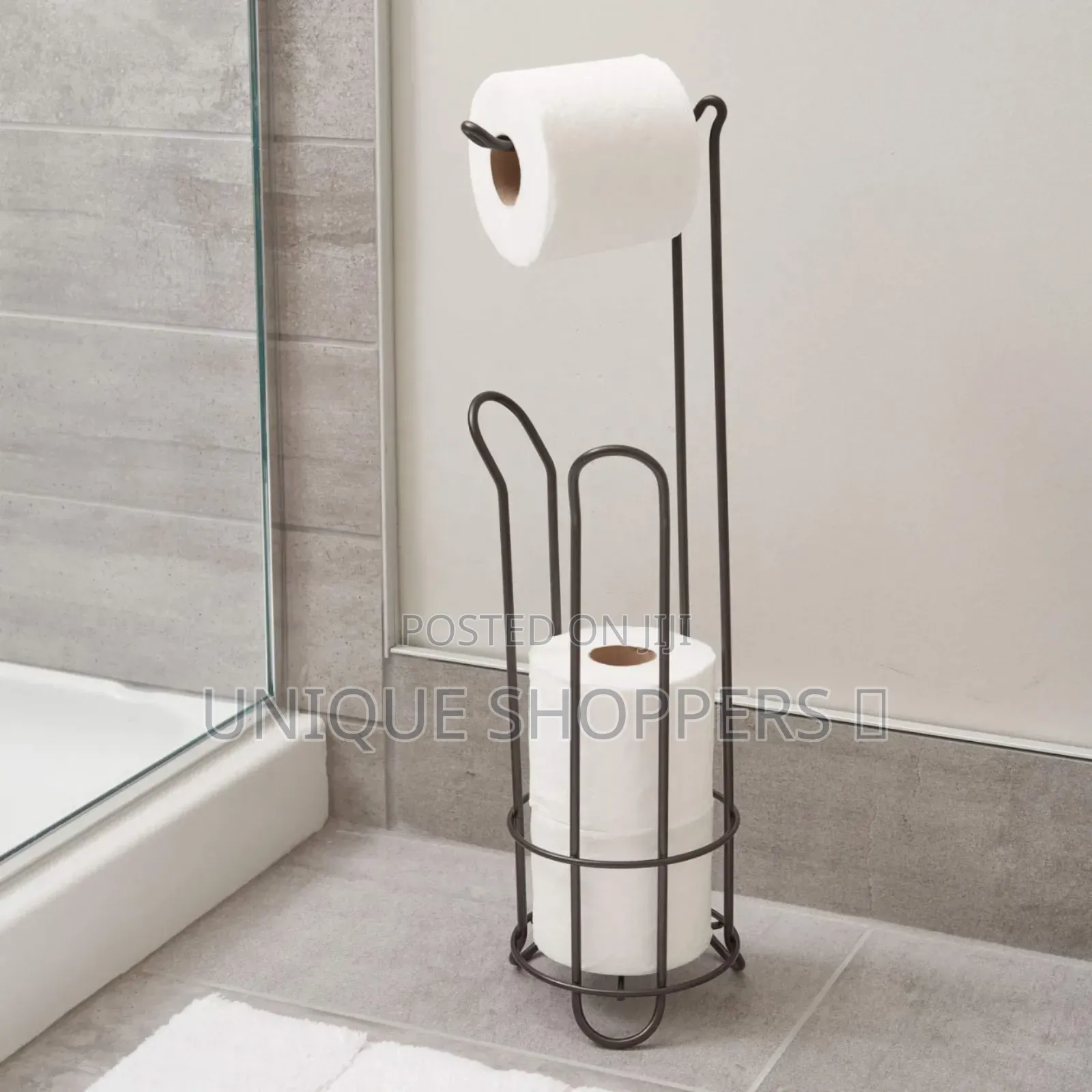Tissue Holder/Tissue Stand Stainless Steel Floor Standing Paper Roll