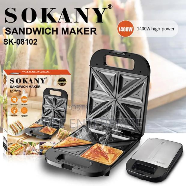 Brand New *Sokany 4 Slice Sandwich Maker*