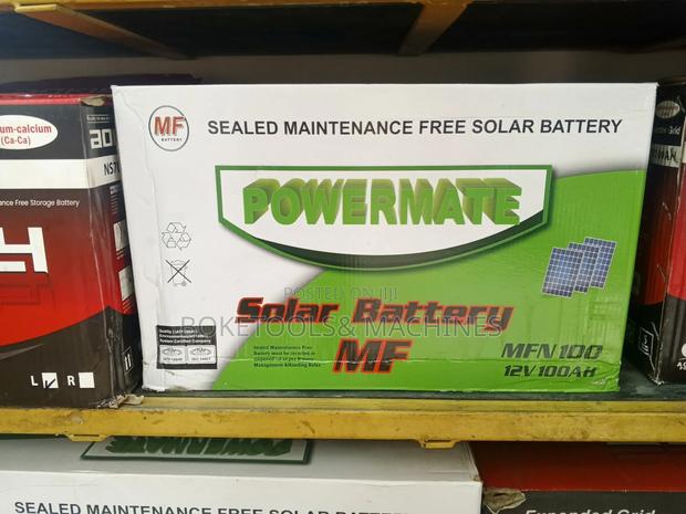 Powermate 100ah Deep Cycle Gel Battery - main view