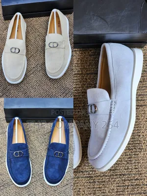 Quality Dior Soft Sued Casual Rubber Sole Loafers