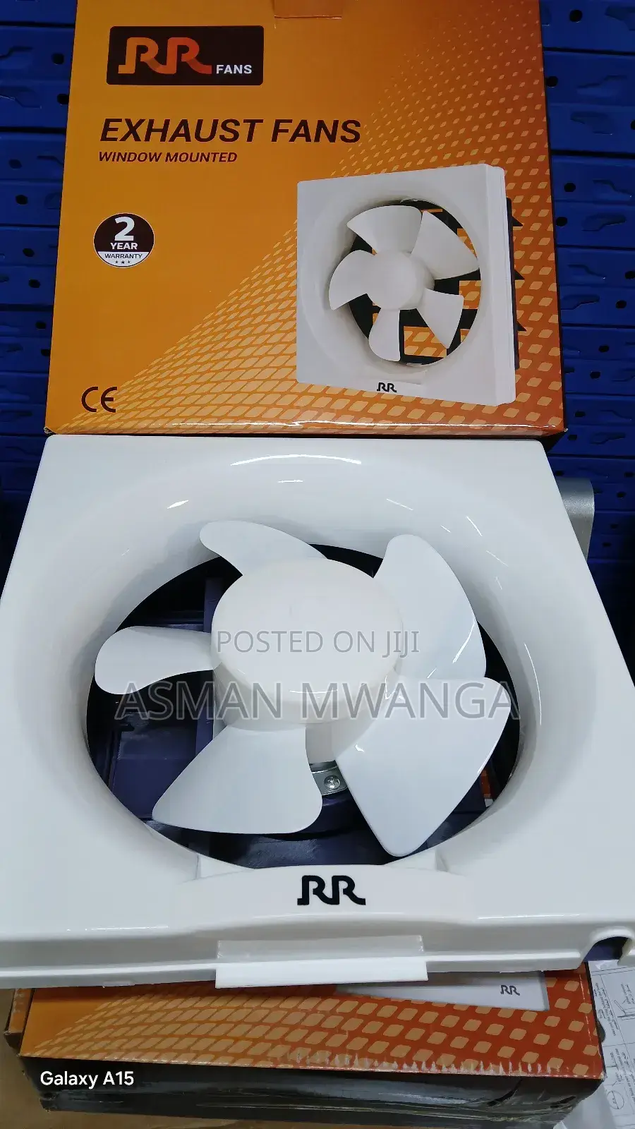 Window Mounted Exhaust Fan 8"