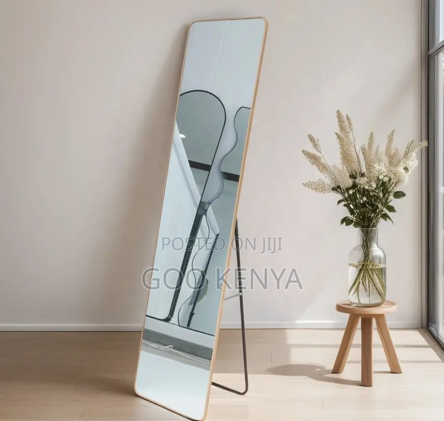 Home Mirror; Modern Floor Standing Glass Dressing Mirror for Bedroom