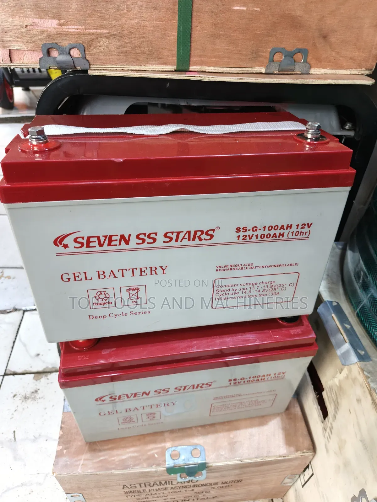 Seven Ss Stars Ss-G-100ah 12v Deep Cycle Gel Battery 12v 100ah(10hr)