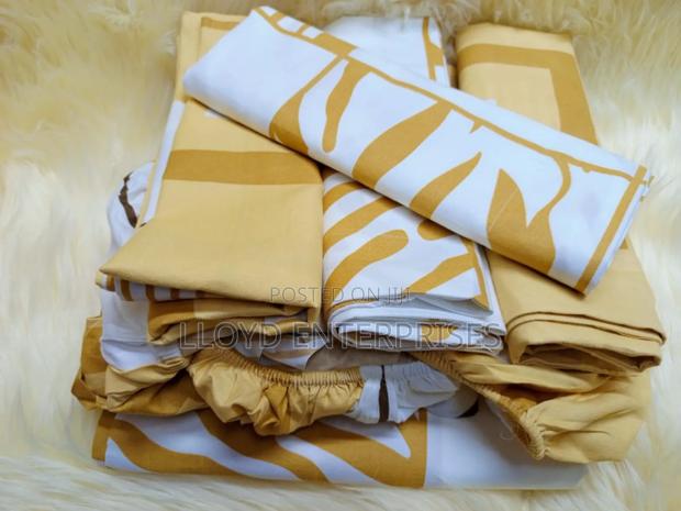 Quality 6 in 1 Bedsheet Set-Cotton