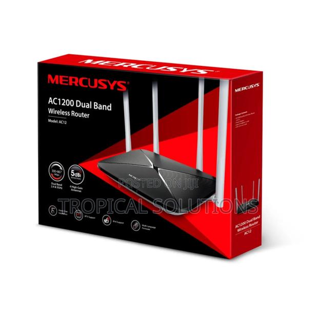 Mercusys Ac12 / Ac1200 Dual Band Wireless Router - main view