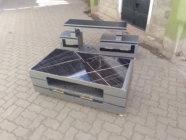 Table & Tv Stand Gray - main view