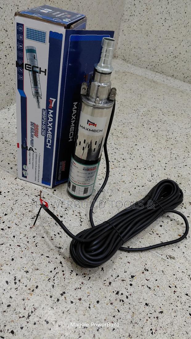 Maxmech 250w Dc Solar Submersible Pump Upto 50m - thumbnail 3