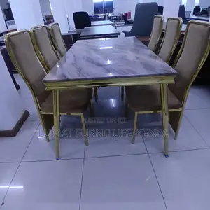 Goldish Dining Table Set
