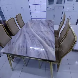 Goldish Dining Table Set