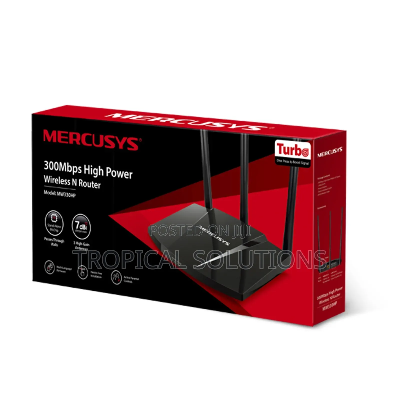 Mercusys Mw330hp 300mbps High Power Wireless N Router